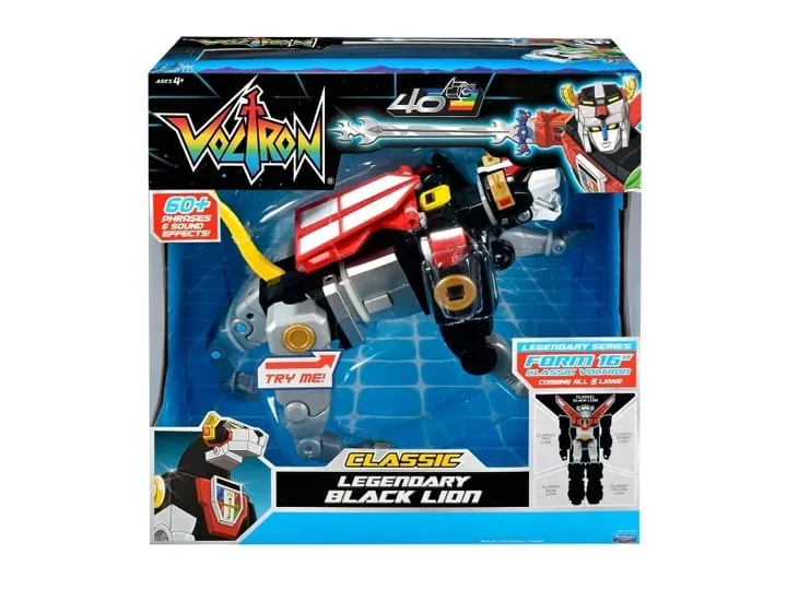 Voltron 40th Anniversary Classic Black Lion